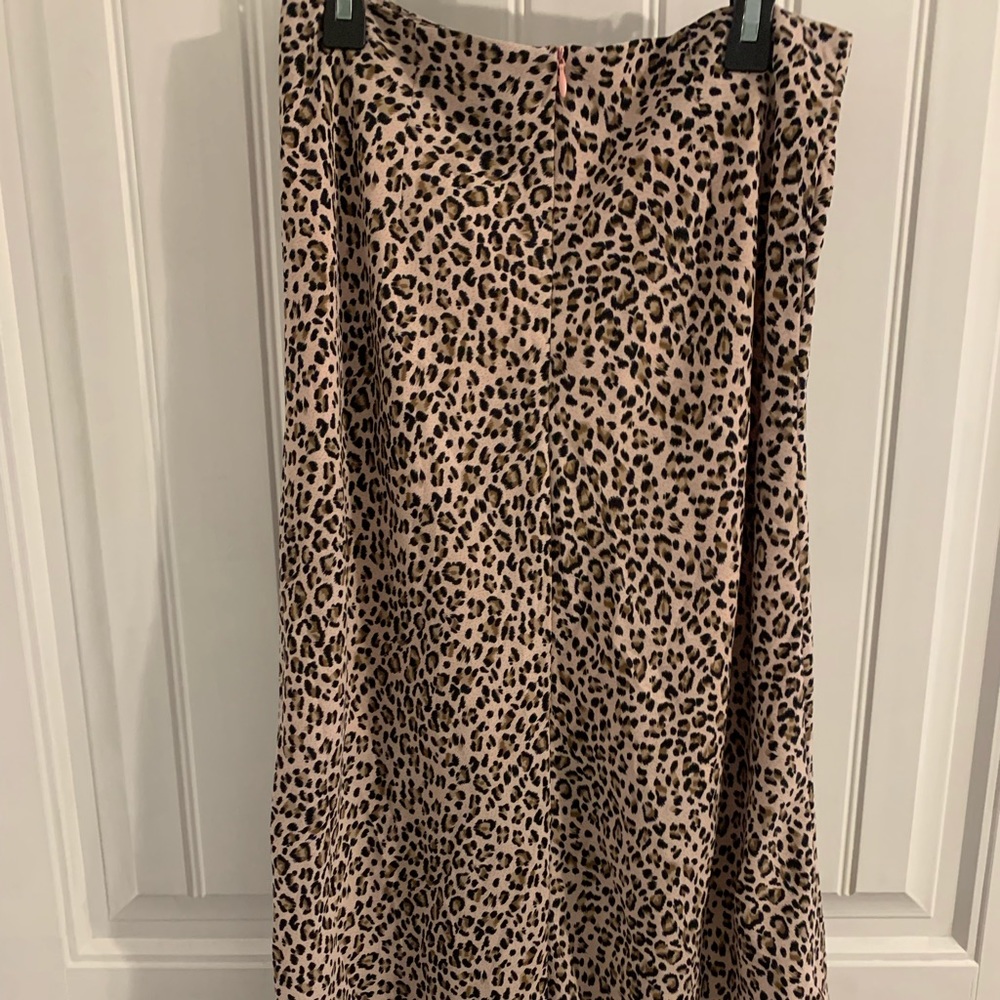 Cheetah print midi /maxi skirt.
